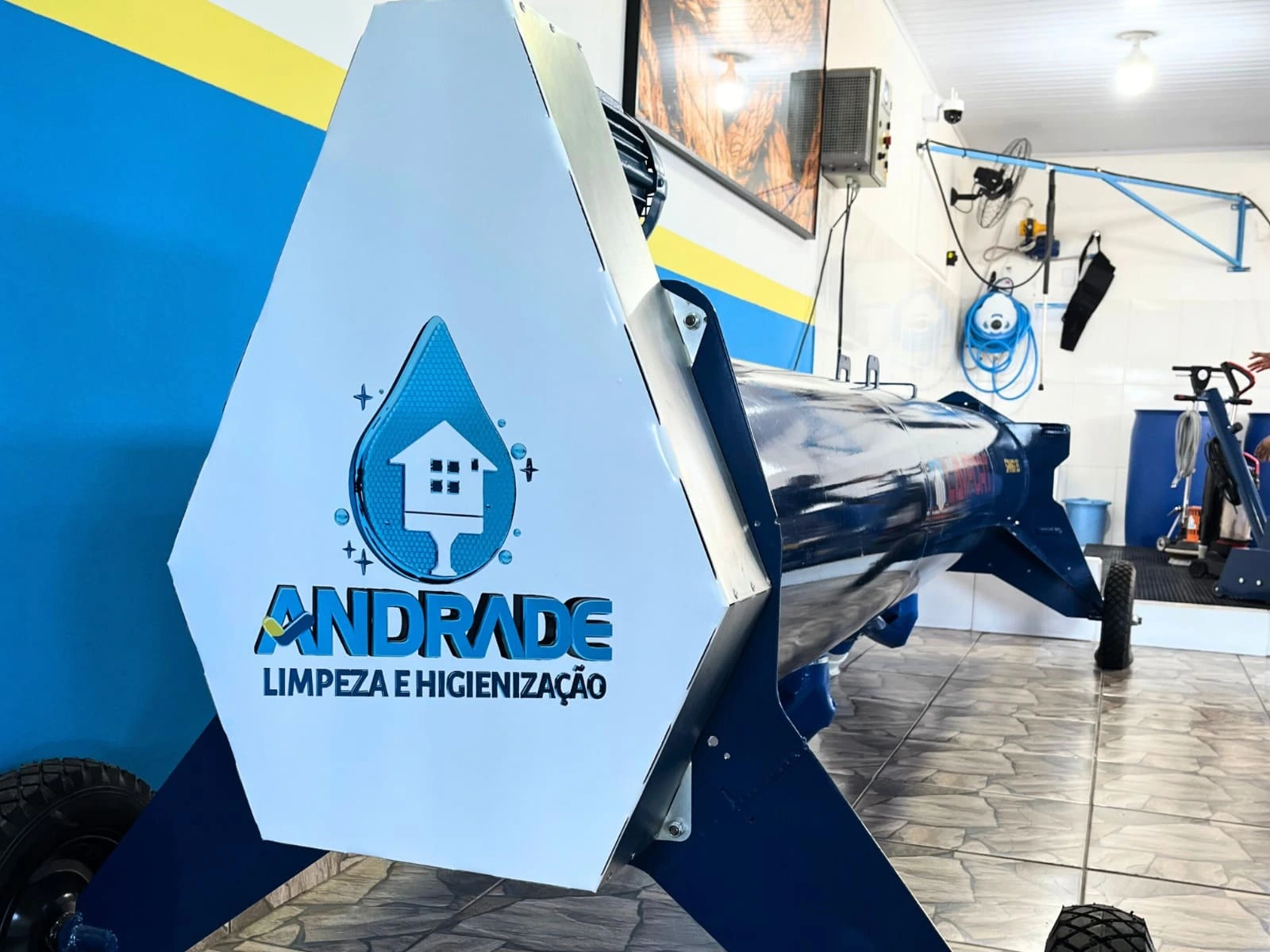 Centrífuga industrial para lavagem de tapetes